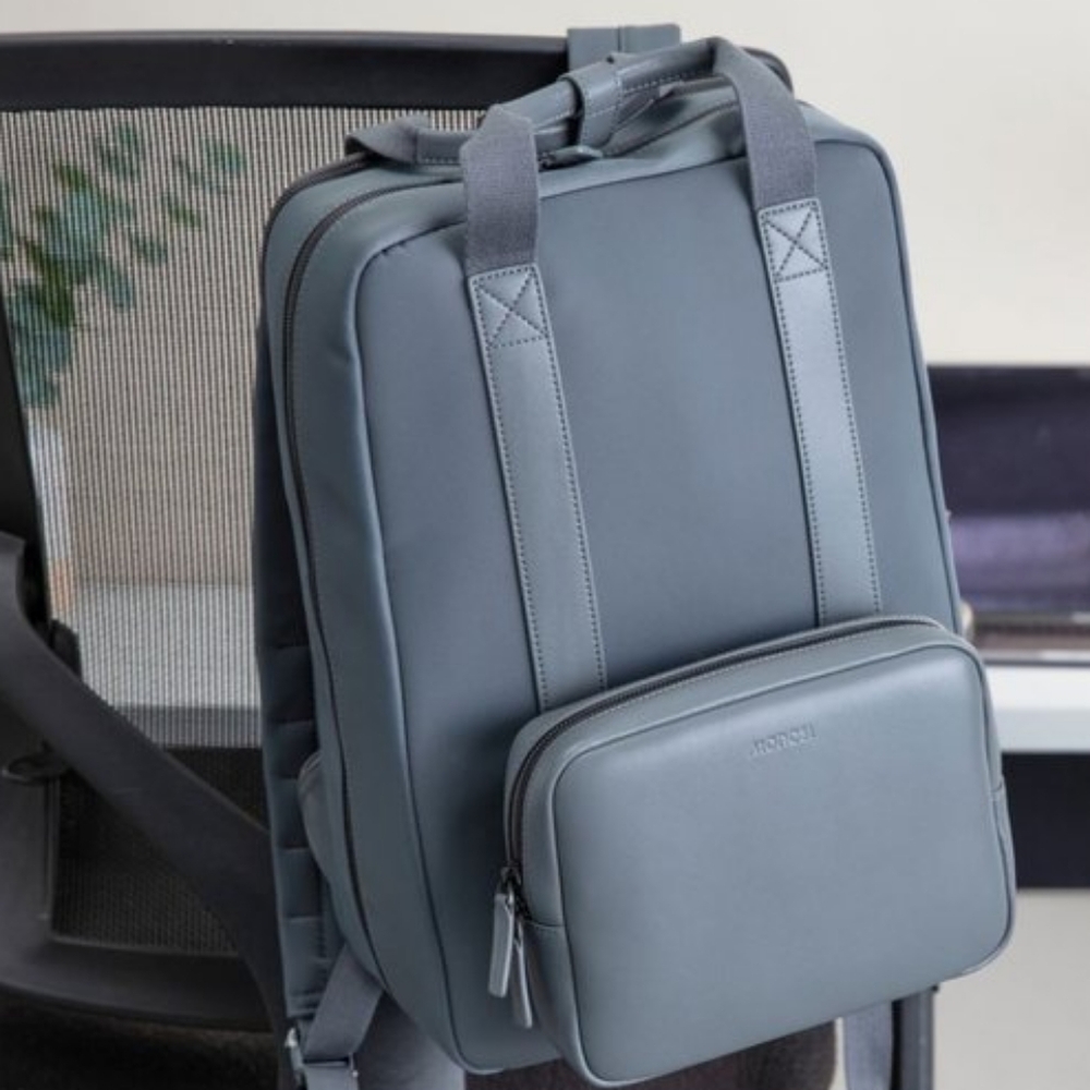 Minimal Gray Women’s Backpack Tote - Unbranded